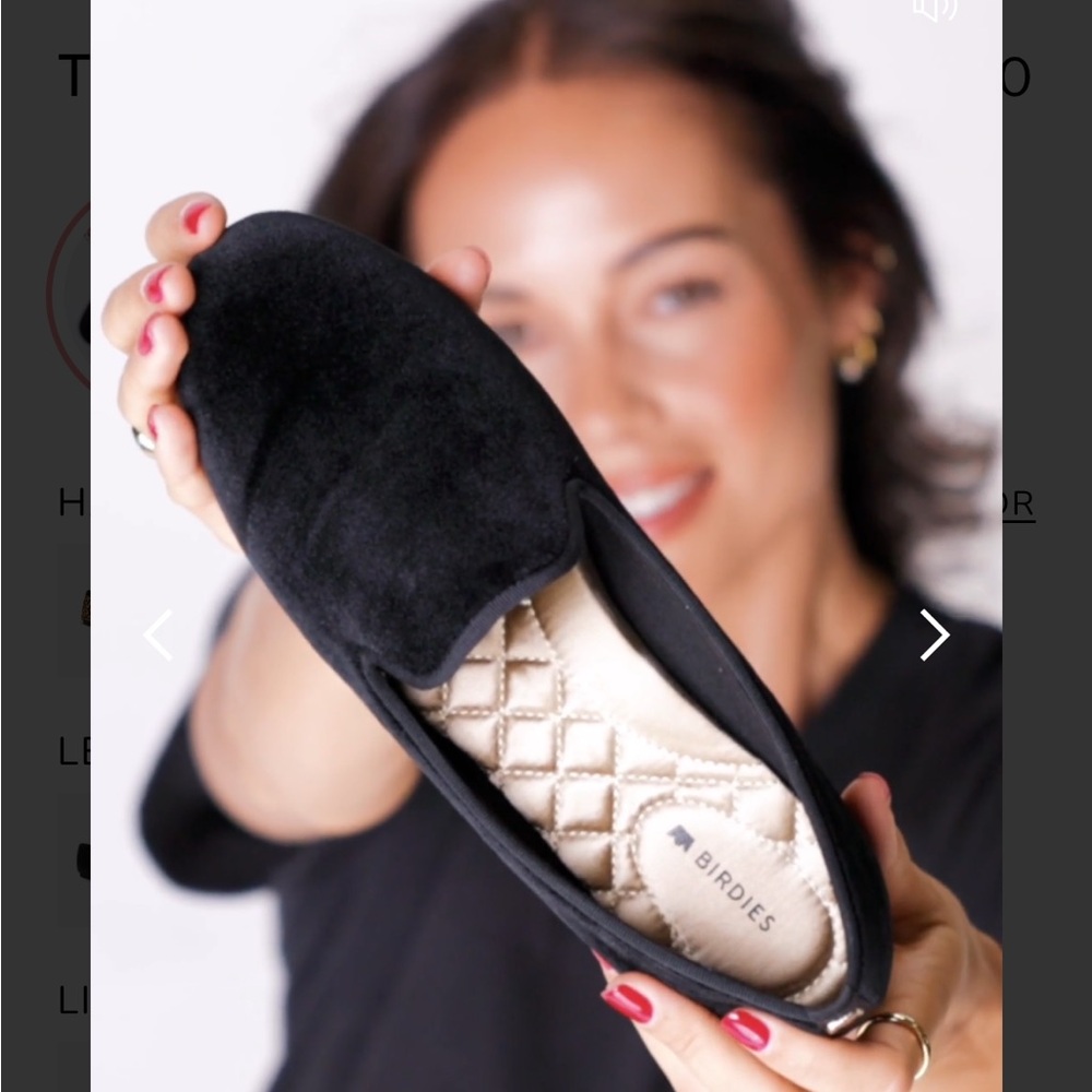 Birdies Black Velvet Starling Loafers